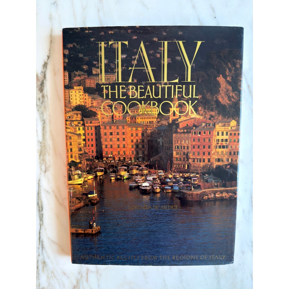 Vintage 1996 Italy The Beautiful Cookbook Italian Recipes Coffee Table Book